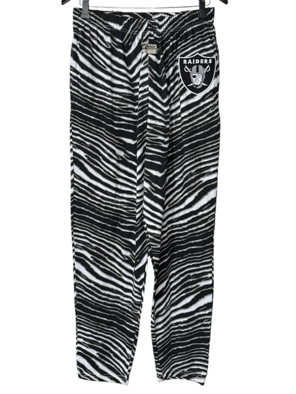 Vintage Men’s NFL Los Angeles Vegas Raiders NFL Zubaz Pants 90s Y2K Medium M